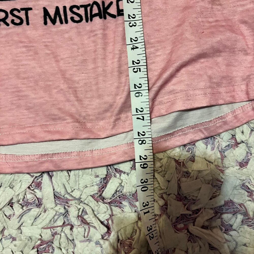 SHEIN CURVE 3XL Pink Old Lady Hippy T-Shirt - Picture 3 of 8